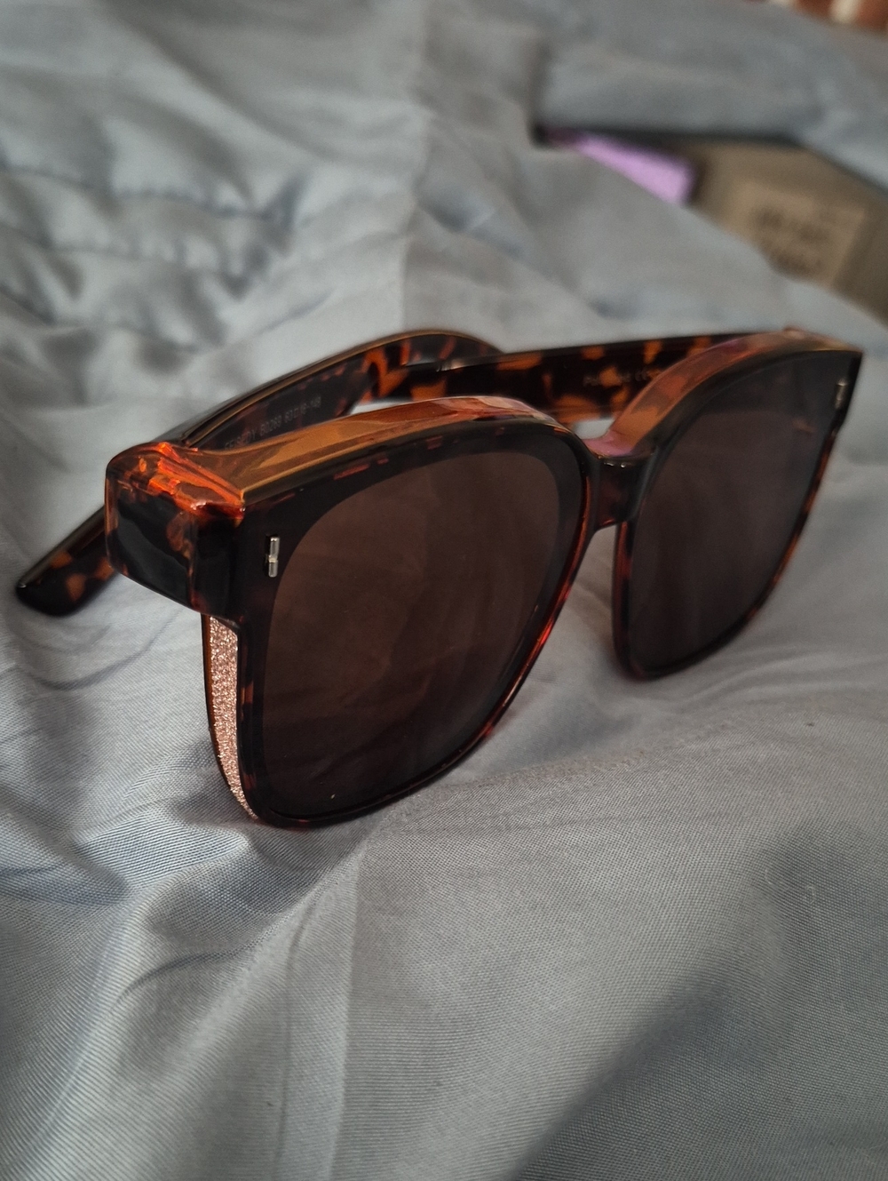 Tortoiseshell Brown Womens Sunglasses - Stylish Eyewear New